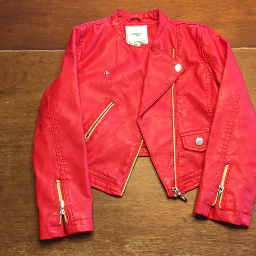 Mayoral Faux leather jacket